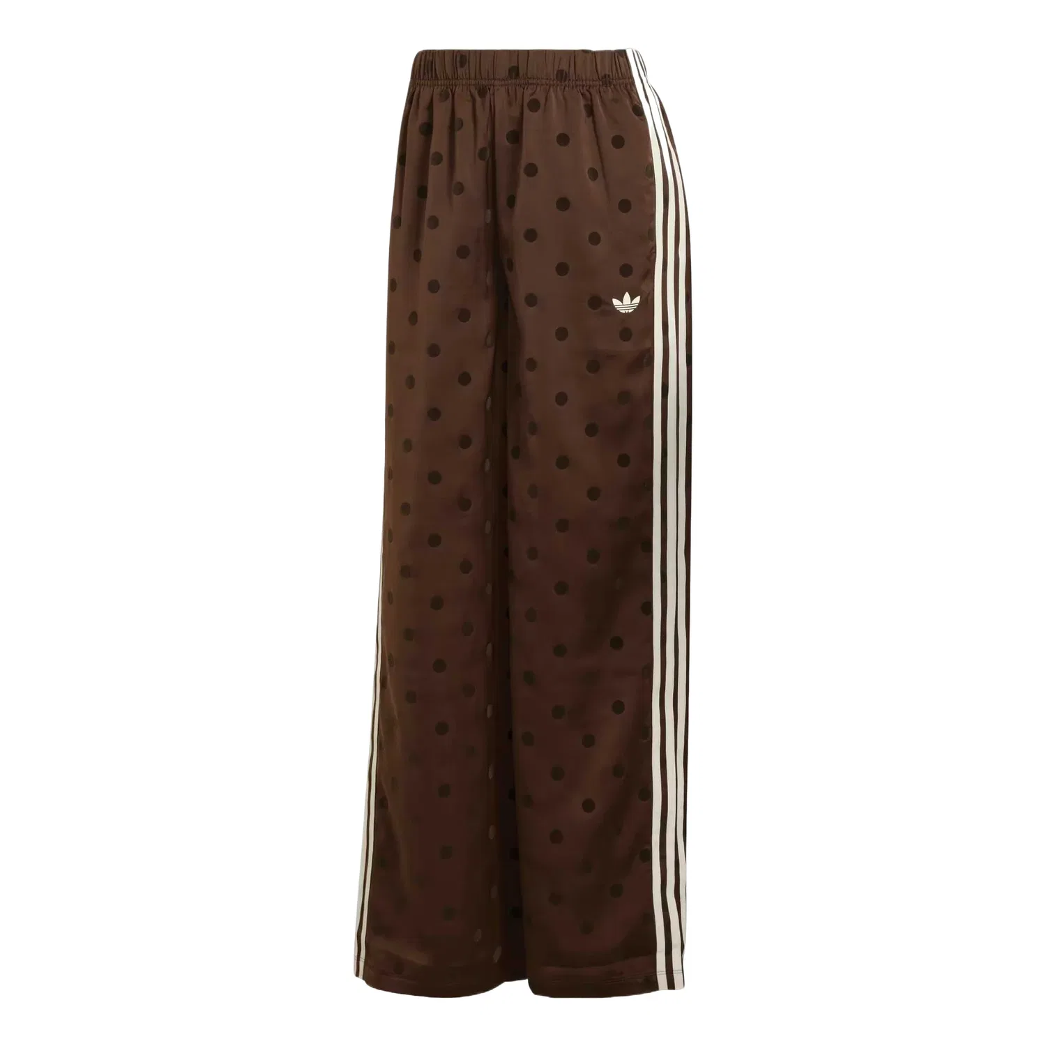 Женские брюки Satin Polka Dots Wide Leg Pant Asia Sizing 'Auburn' adidas, Auburn