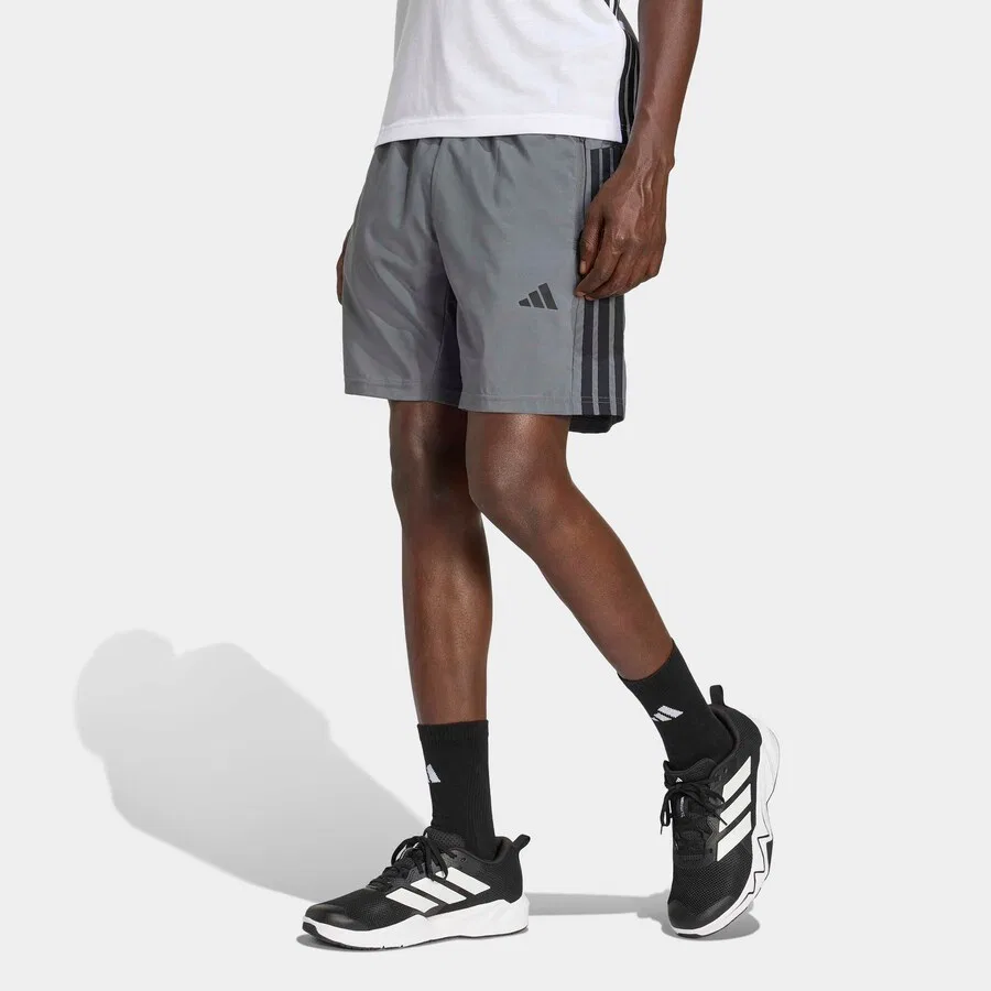 Шорты ADIDAS PERFORMANCE Regular серого цвета — фото 4