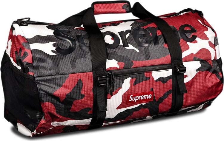 

Сумка Supreme Duffle Bag Red Camo, красный