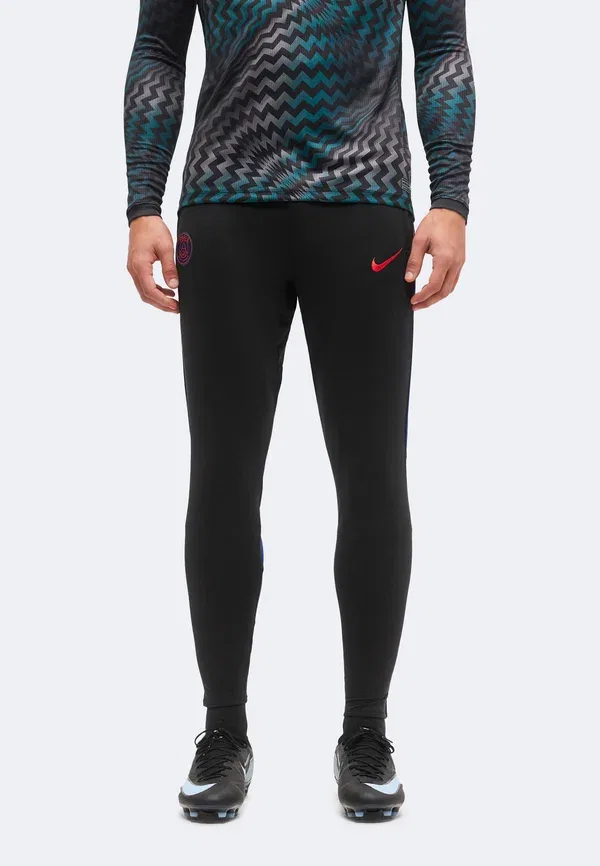 Брюки из полиэстера Psg - club wear Nike Performance/Global Red, черный/красный