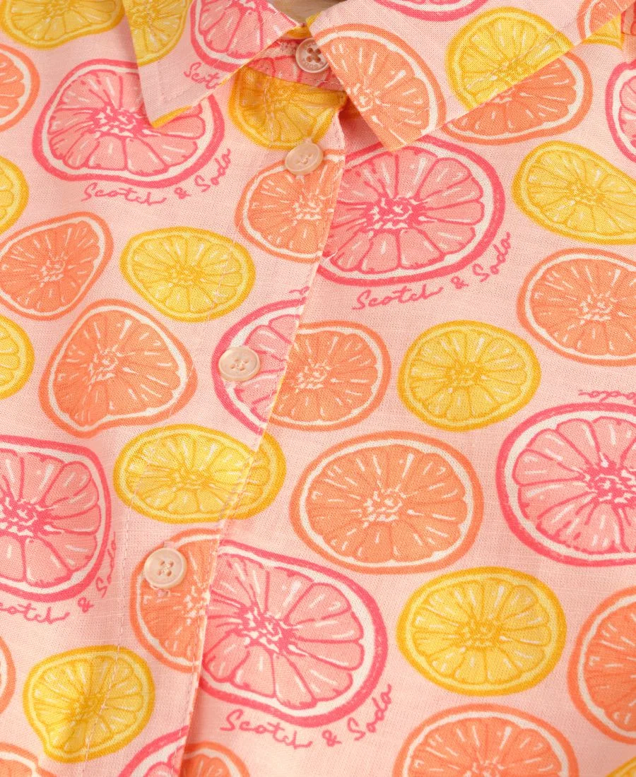 Комплект из топа и шорт с принтом Citrus SCOTCH & SODA, Light Pastel Pink — фото 4