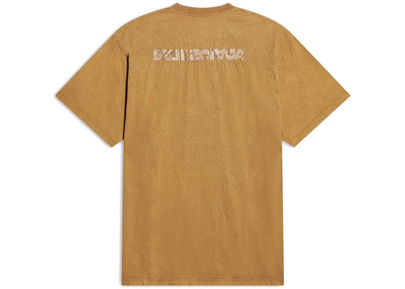 Мужская футболка с разрезом Turn Slit T-Shirt Balenciaga, Beige — фото 2