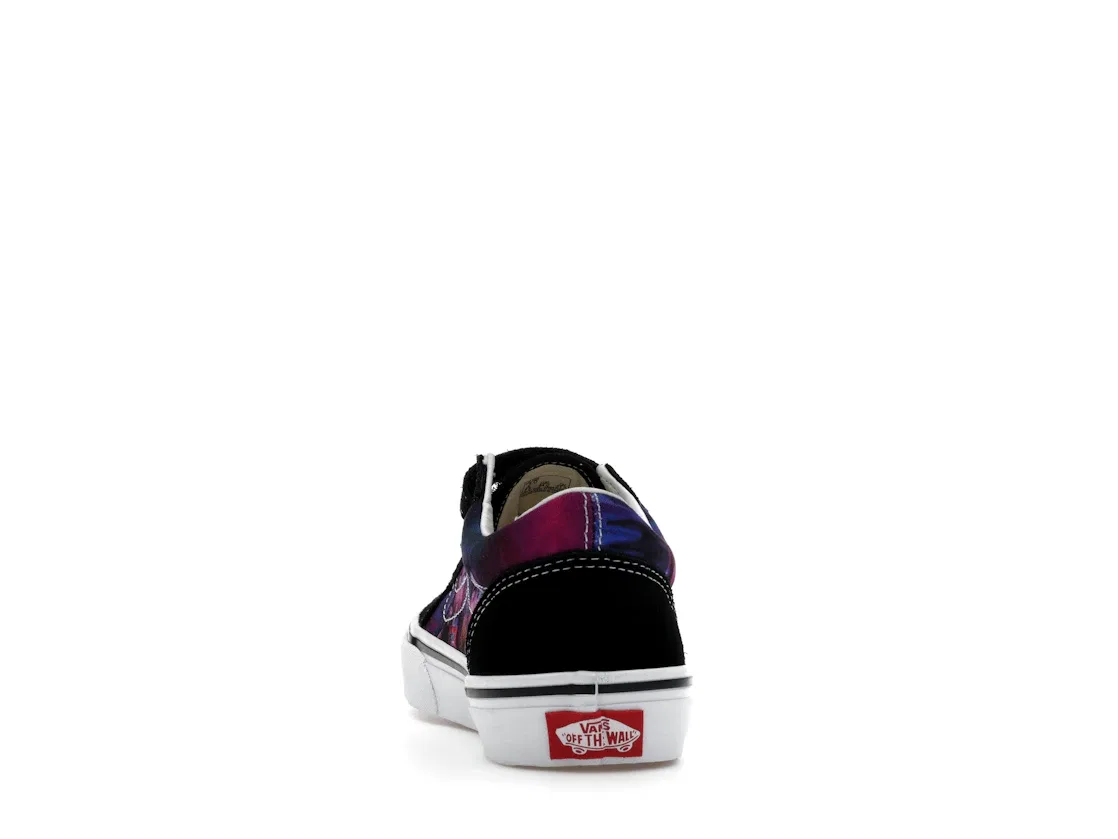 Детские кеды с принтом Vans Old Skool V, Черный/Мульти-цвет — фото 4