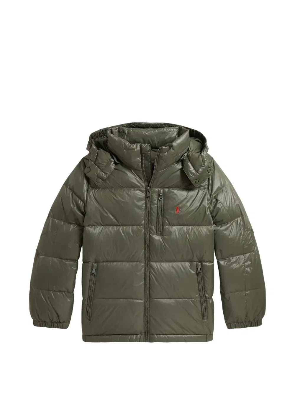 Куртка-пуховик Pony Polo Ralph Lauren Kids, зеленый
