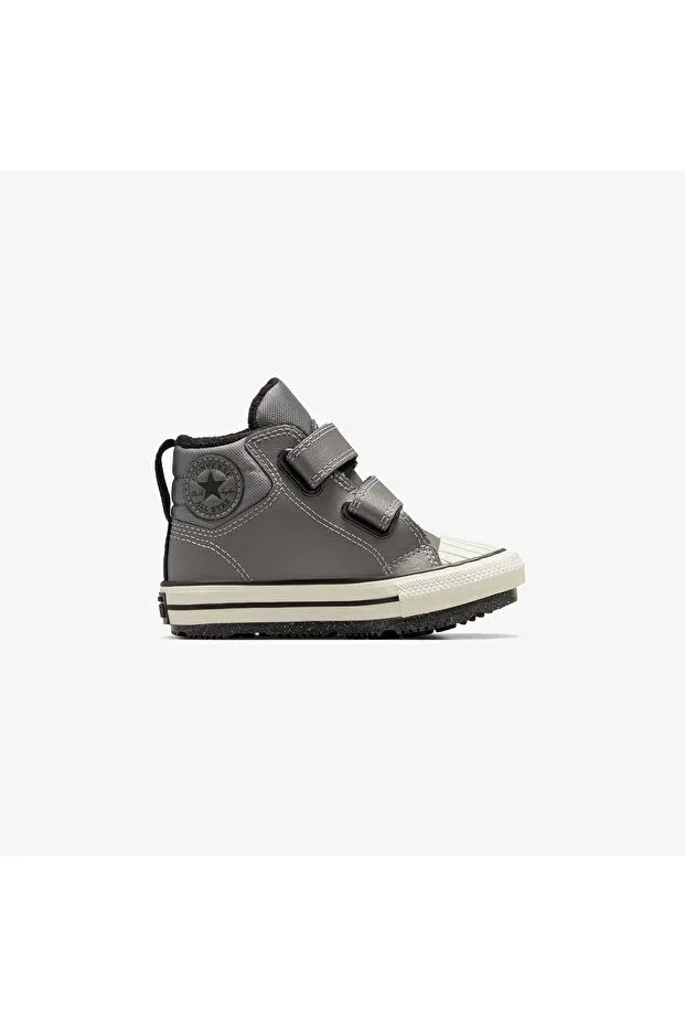 Детские ботинки для девочек кожаные Chuck Taylor All Star Berkshire Converse, Grey