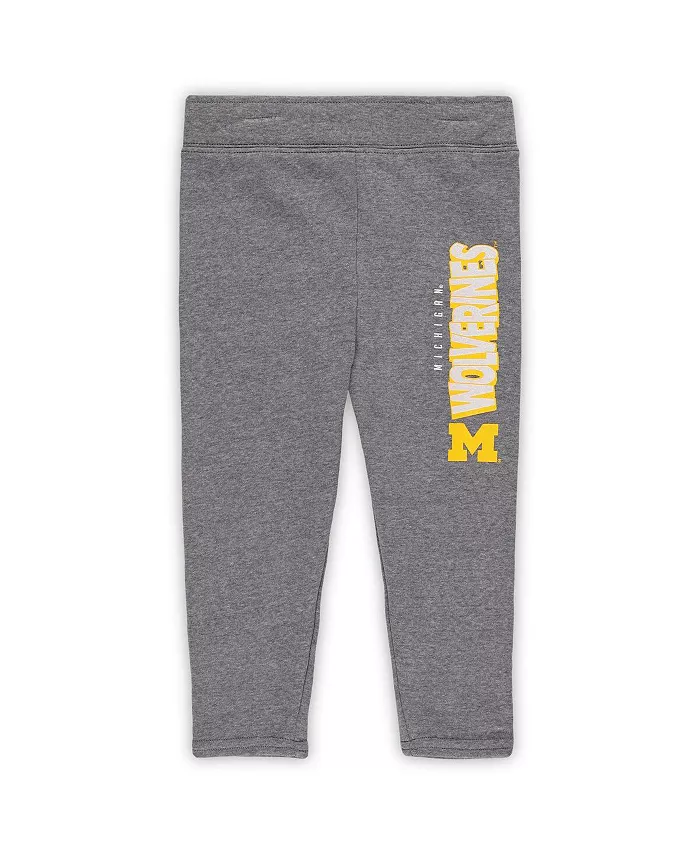 Детский комплект для девочек Michigan Wolverines: худи и леггинсы Clubhouse Outerstuff — фото 2