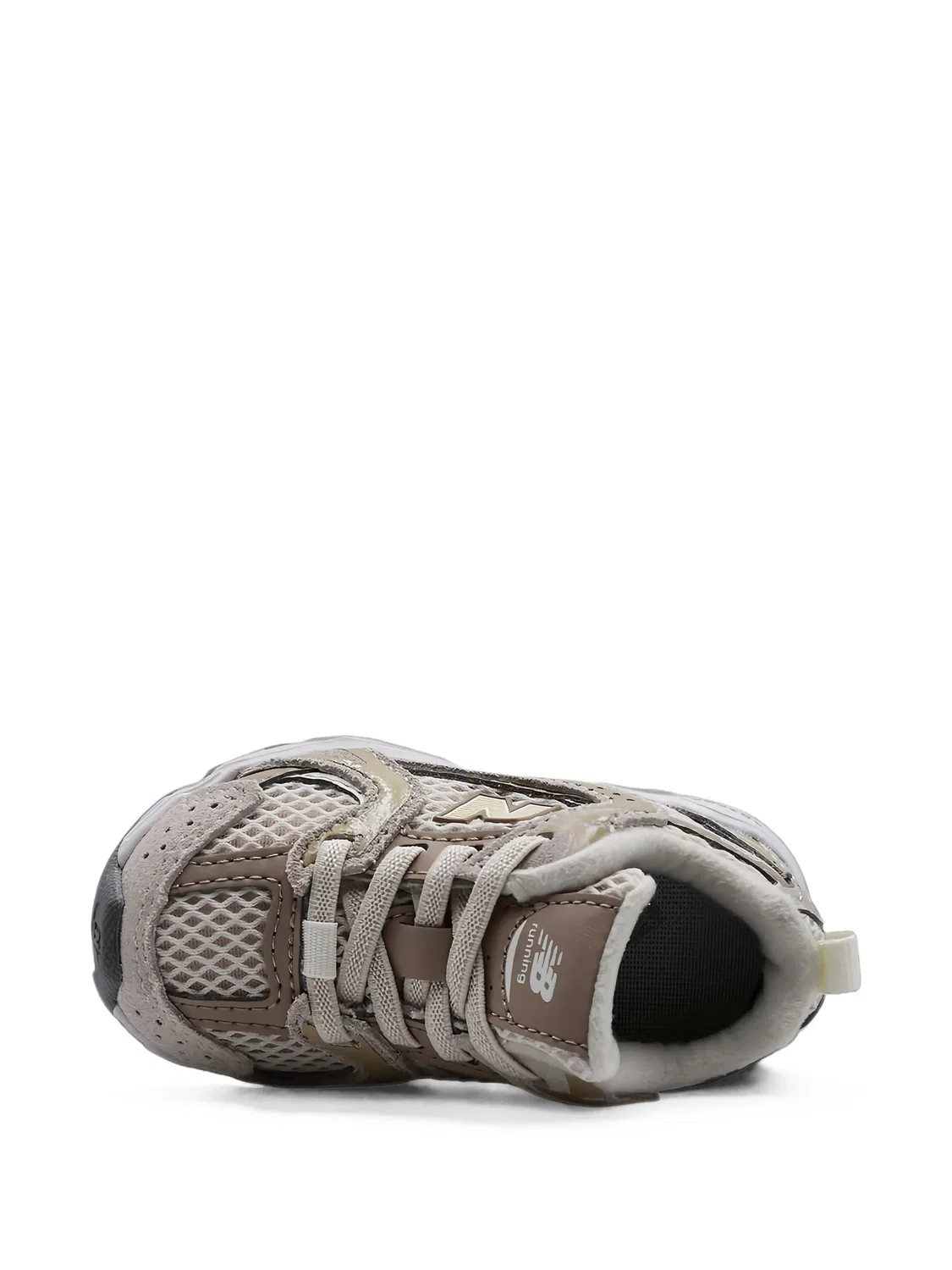 Кроссовки из сетчатого материала 530 New Balance Kids, серый — фото 4