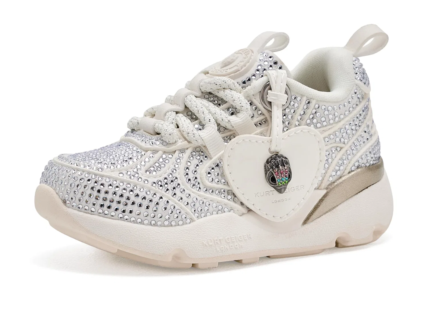 Кроссовки Mini Kurt Runner (для малышей) Kurt Geiger London Kids, White