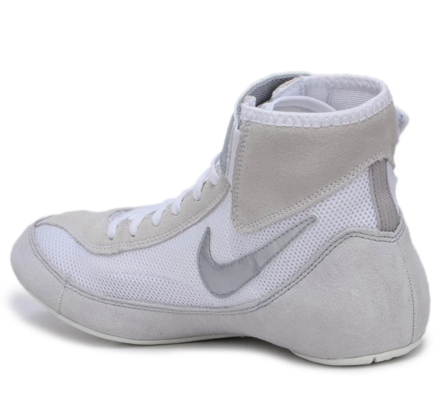 Детские кроссовки для мальчиков с принтом NIKE Air Jordan 2 Retro Bg, White Silver — фото 4
