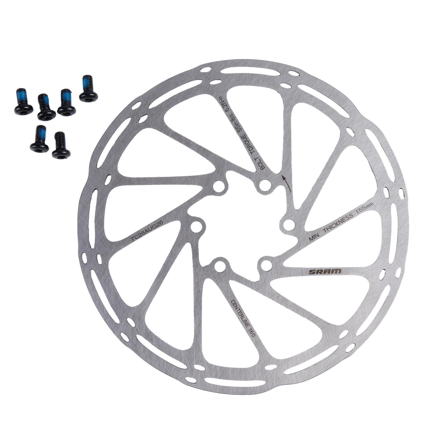 

Задний тормозной диск SRAM CenterLine 160 мм RIVERSIDE
