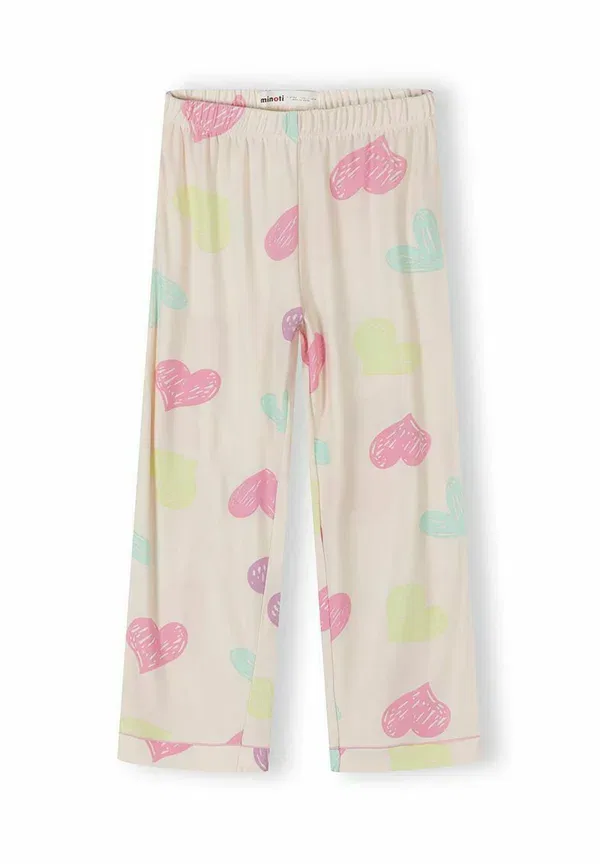 Комплект пижама с принтом, Set long sleeve with print, Minoti, Pink, розовый — фото 4