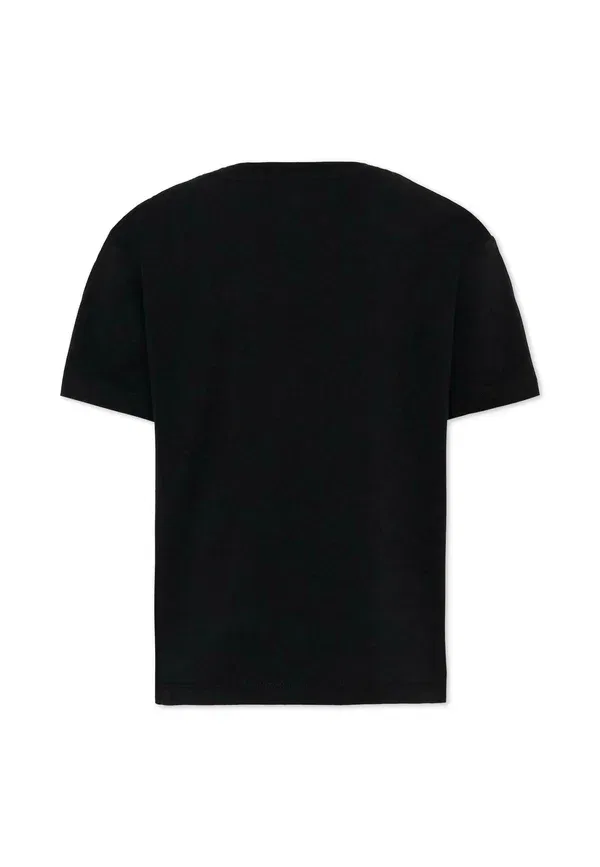 Футболка с принтом Print T-shirt Msgm Black, черный — фото 2