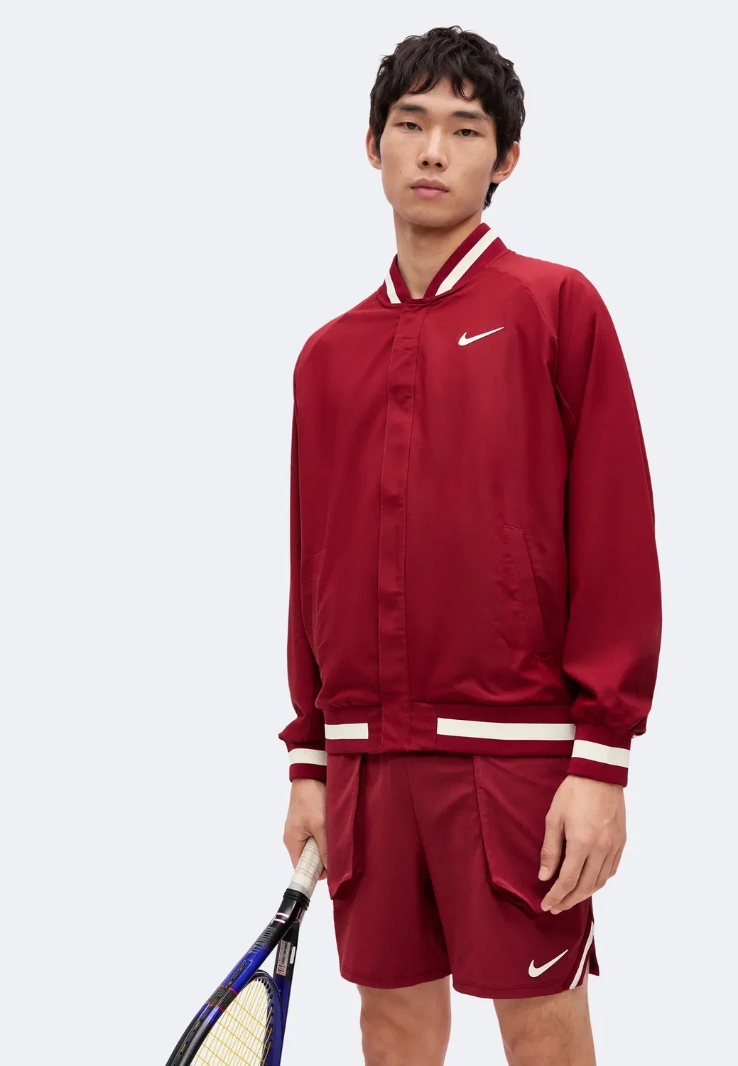 Слэм - тренировочная куртка Nike Performance, Team Red/Pale Ivory/Pale Ivory — фото 4
