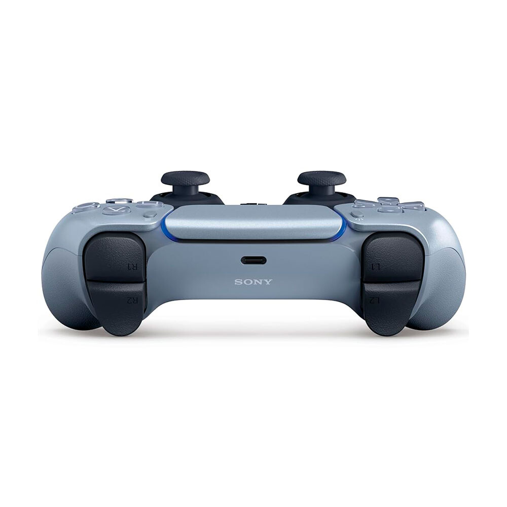 Геймпад беспроводной Sony PlayStation DualSense, серебристо-серый — фото 3