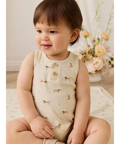 Детский боди-комбинезон без рукавов Play Ball Cassava JAMIE KAY, Light Beige