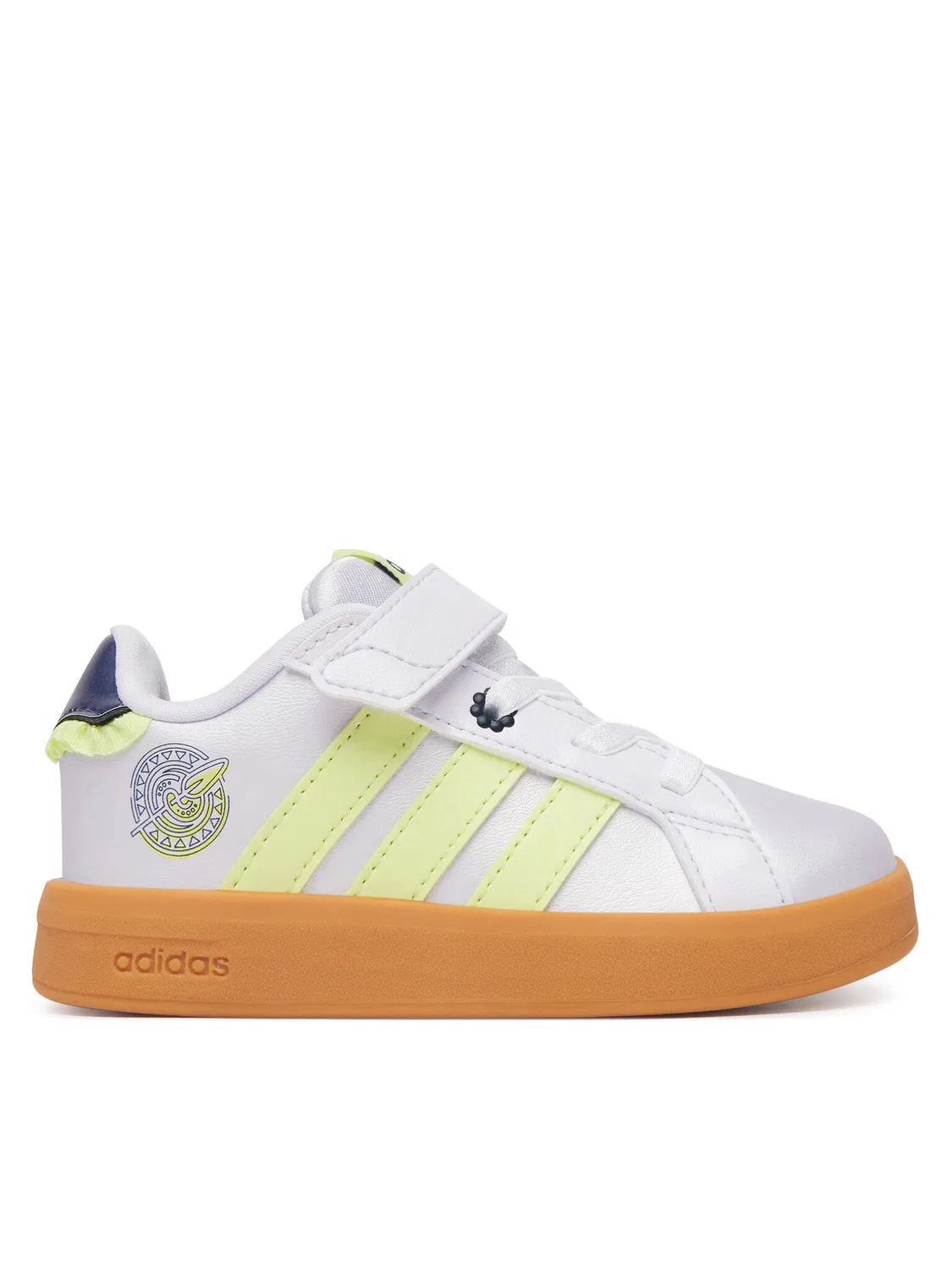 Кроссовки для девочки Disney Grand Court Shoes Infants Adidas, светло-сиреневый