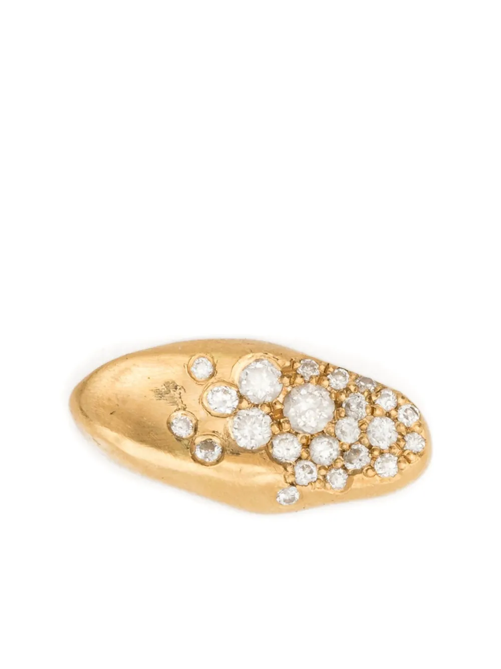 

Серьга из желтого золота 18 карат с бриллиантами Nada Ghazal, золотой