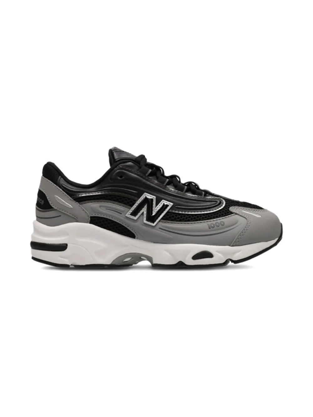 Кроссовки 1000 с эффектом металлик New Balance Kids, черный — фото 2