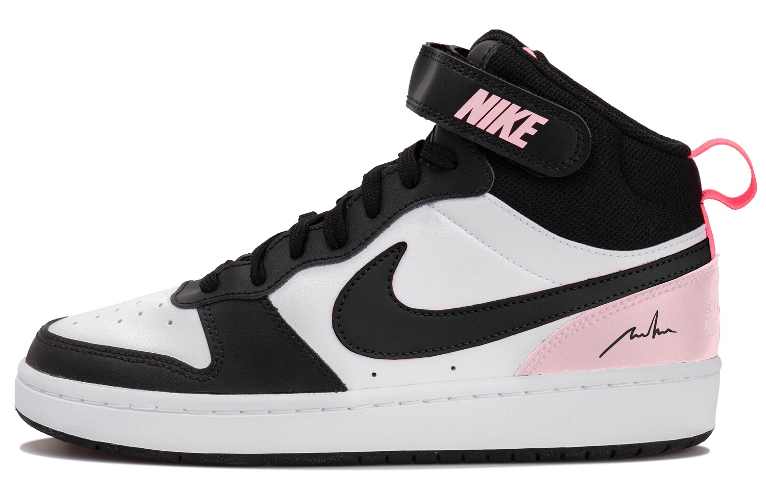 

Кроссовки Nike Skateboarding Shoes Women's Mid-top Black/white/pink, розовый