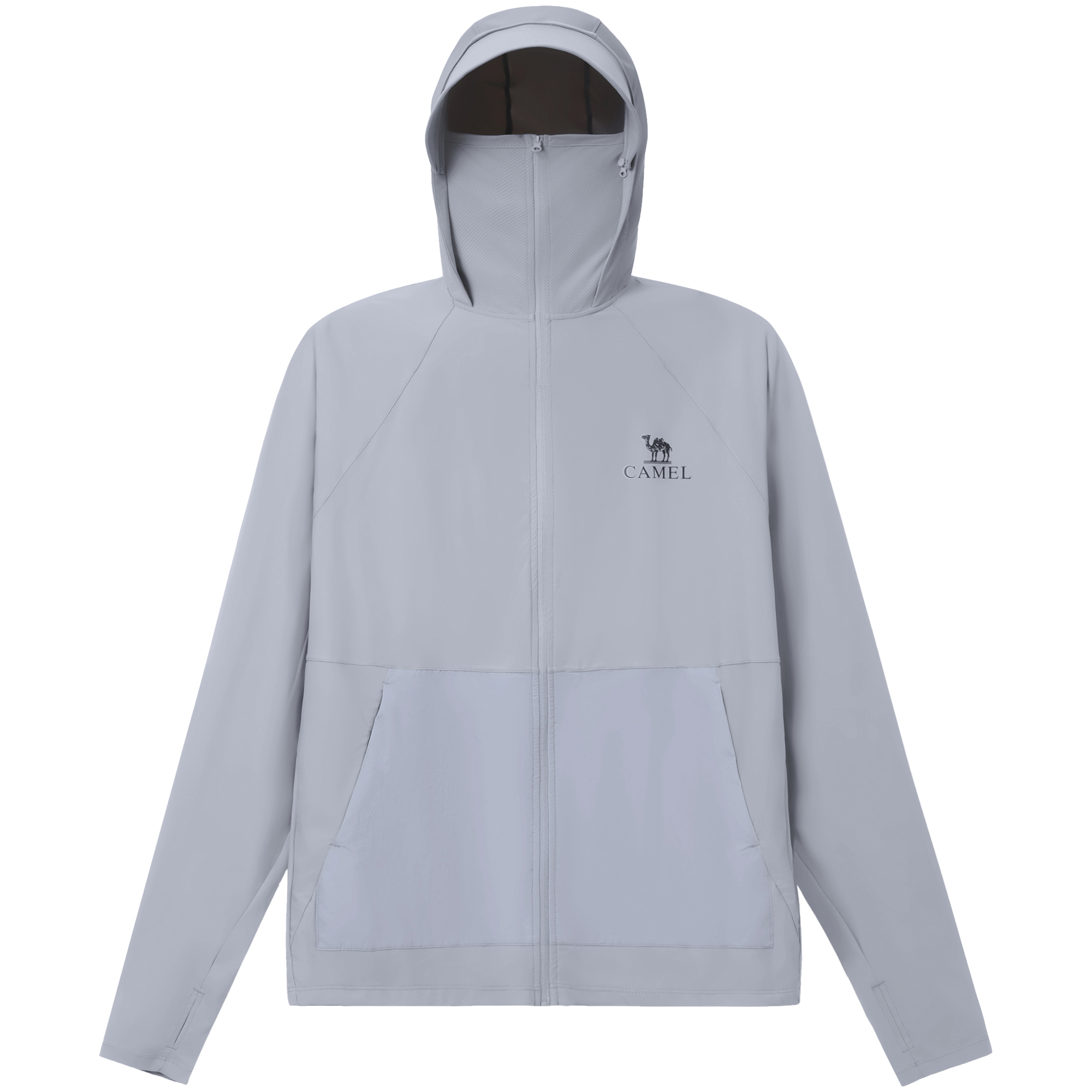 

Urban Function Series Super Light Breathable UV Protection Cooling Sun Protection Clothing Men's CAMEL, recycling серый