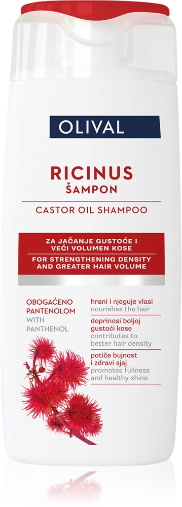 

Лечебный питательный шампунь с касторовым маслом Olival, 250 мл
