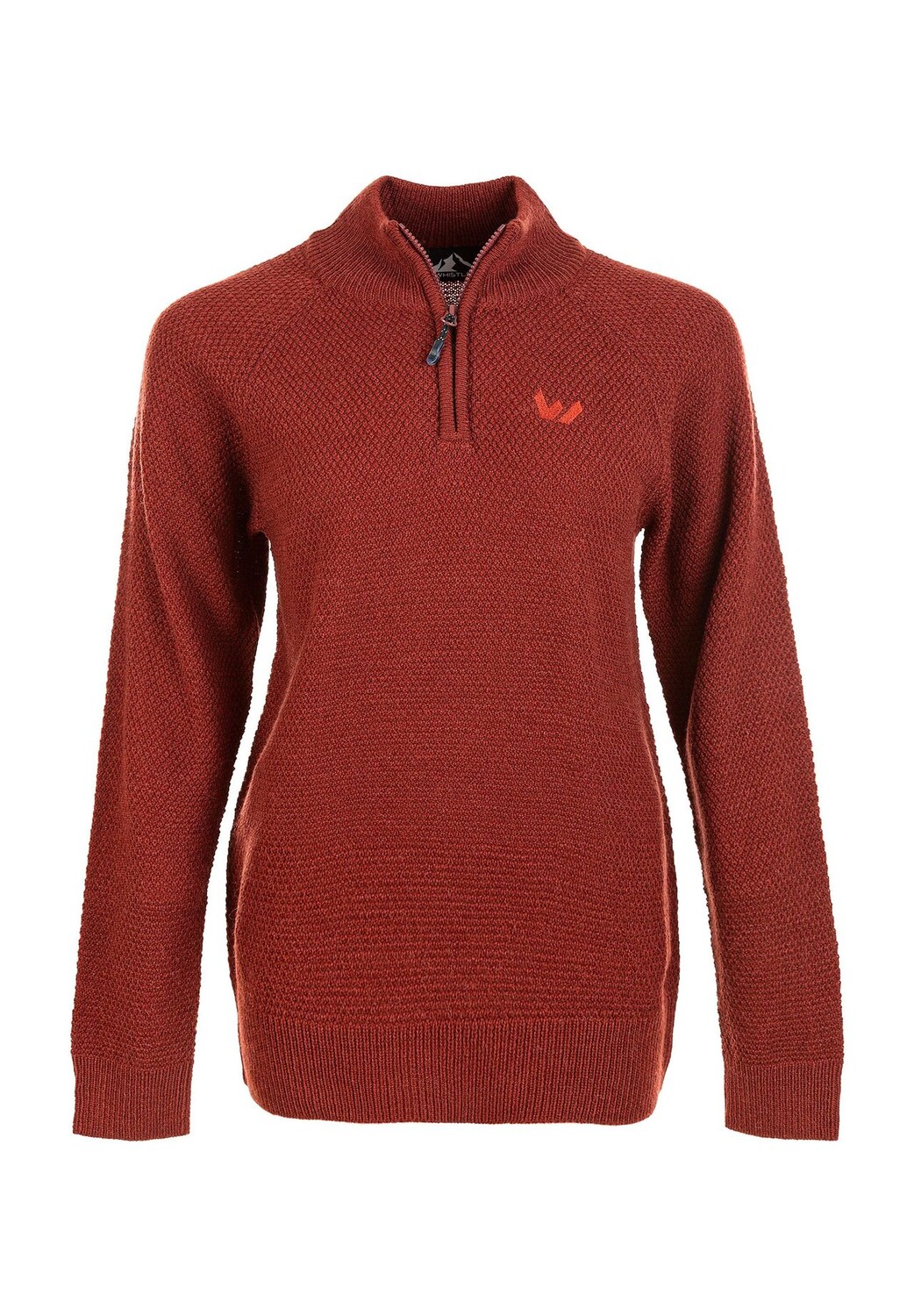 

Вязаный свитер Камры с высоким воротником WHISTLER, цвет Russet Brown