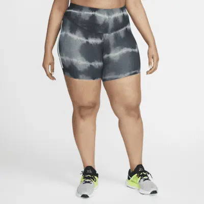 

Шорты Nike One Luxe, цвет Black/White/Clear