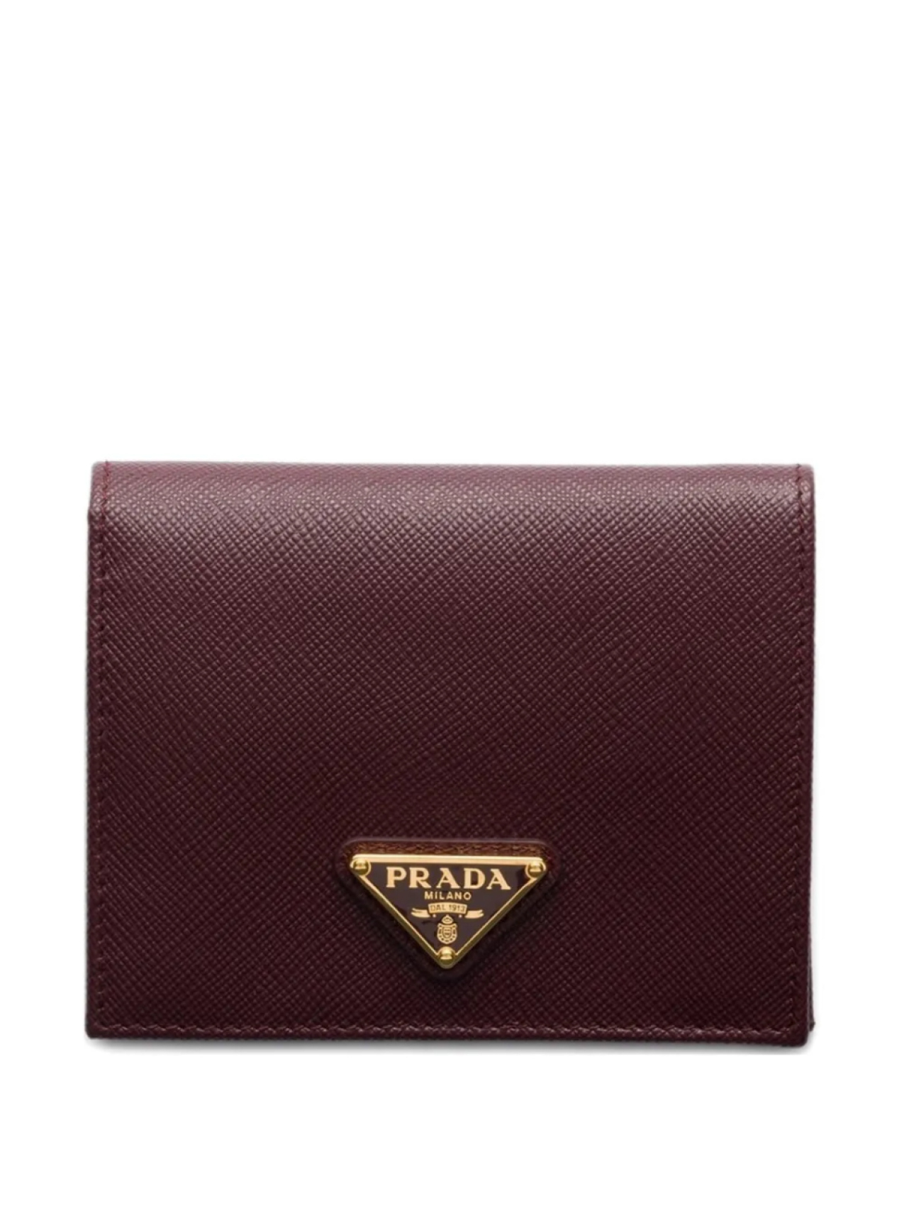 

Prada маленький кошелек из сафьяновой кожи, красный