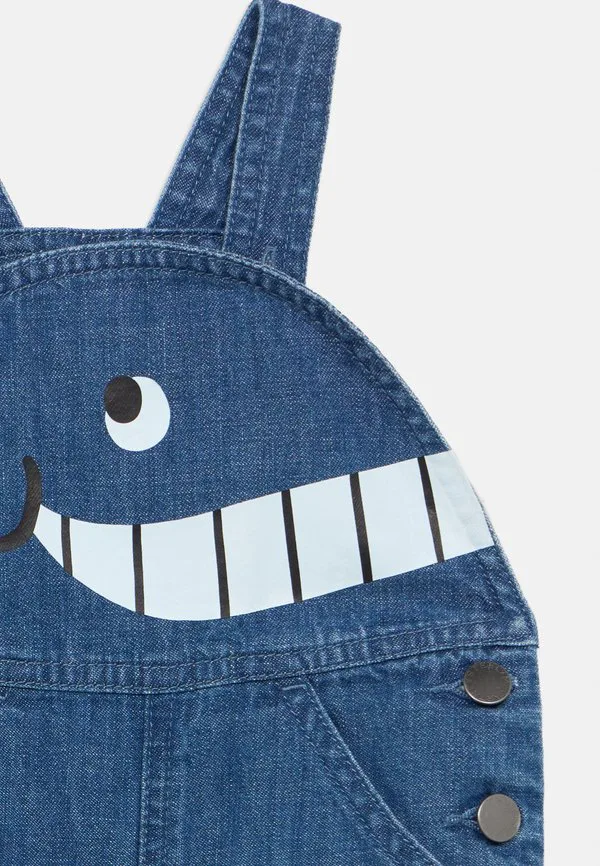 Джинсовый комбинезон Stella Mccartney Kids, Azure Blue — фото 3