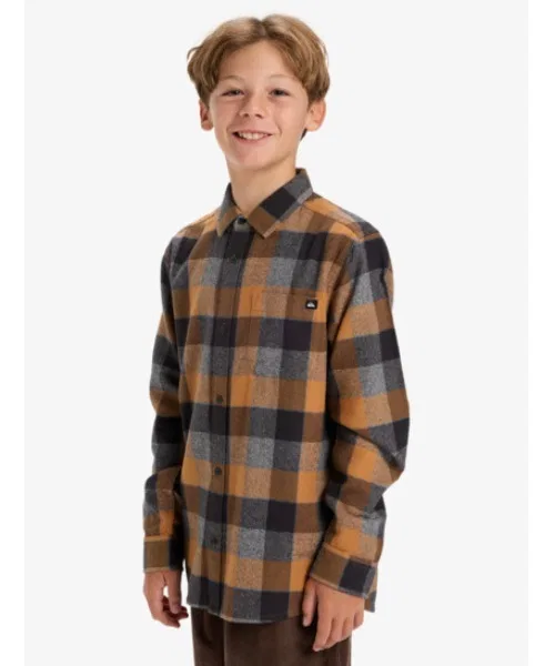 Детская рубашка Quiksilver MOTHERFLY PLAID YOUT с длинным рукавом — фото 4