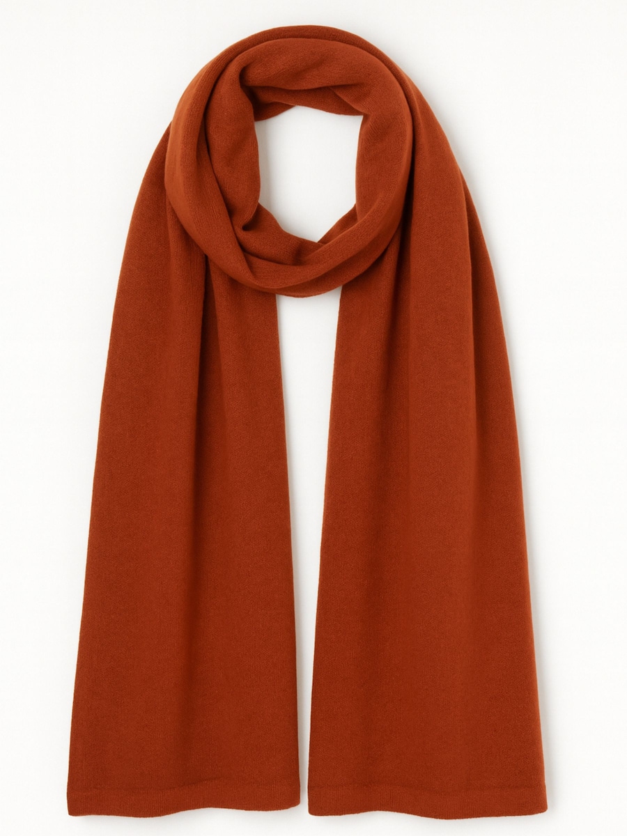 

Шарф KOPYTO MANUL - Großer Breiter Schal aus 100% Merinowolle RWS, коричневый