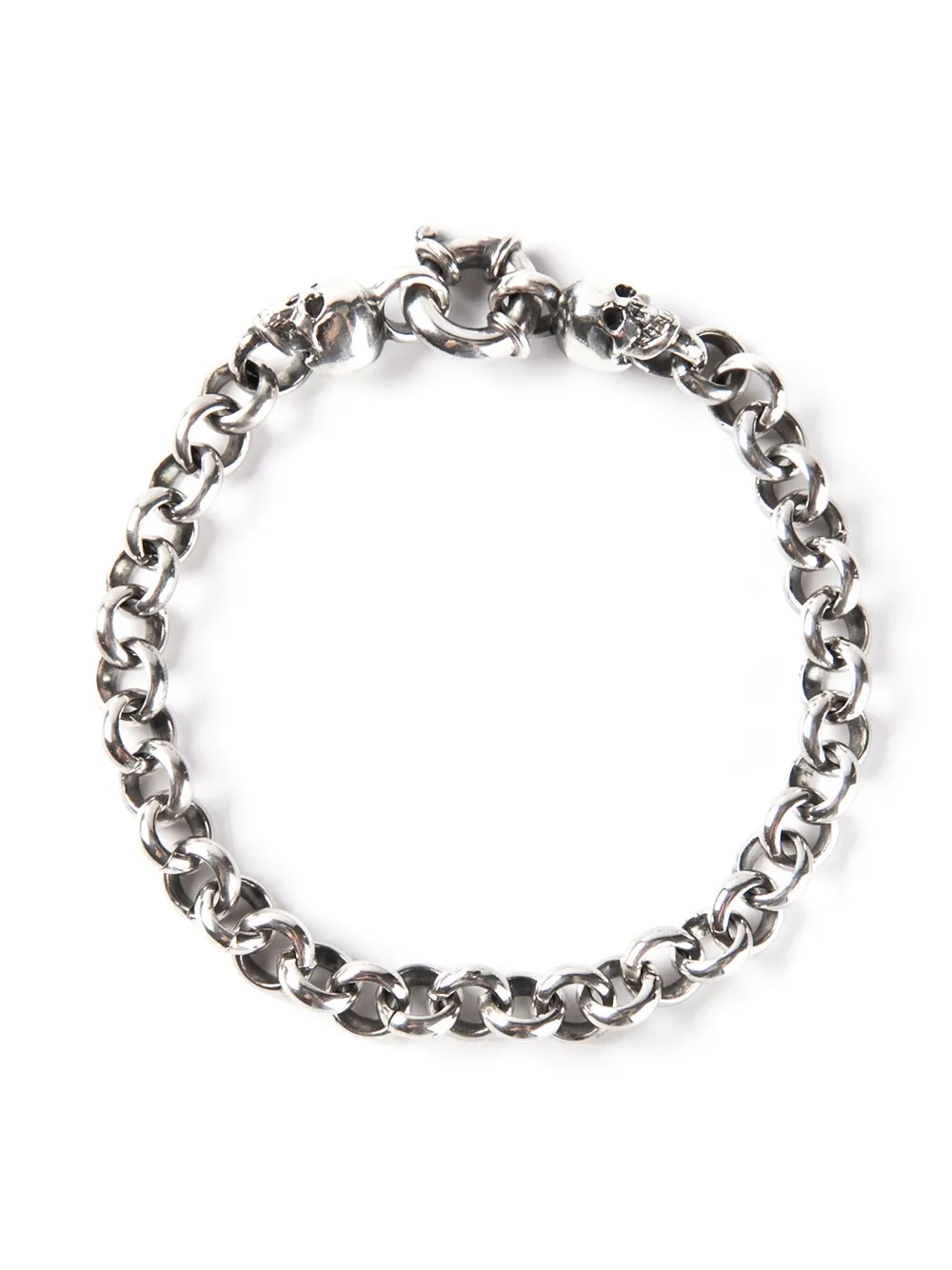 

Браслет с деталью в виде черепа Ugo Cacciatori, металлик