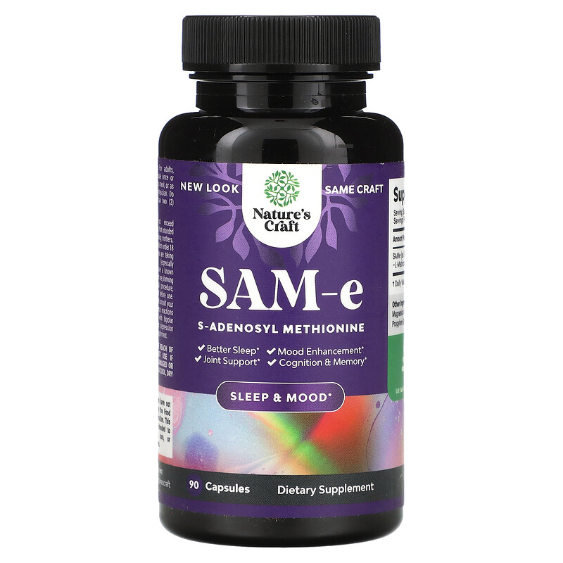 

Nature's Craft, SAM-e, 150 мг, 90 капсул