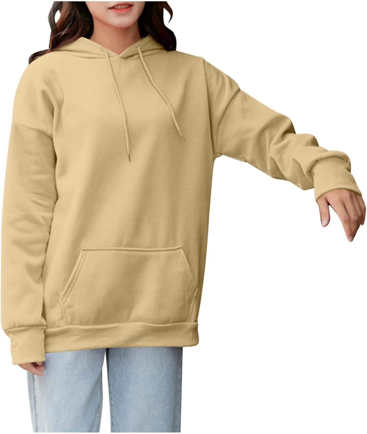 

Толстовка с капюшоном для женщин, багги, облегченная OTSANT