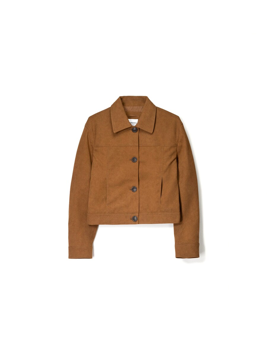 

Межсезонная куртка Bershka, цвет Umbra
