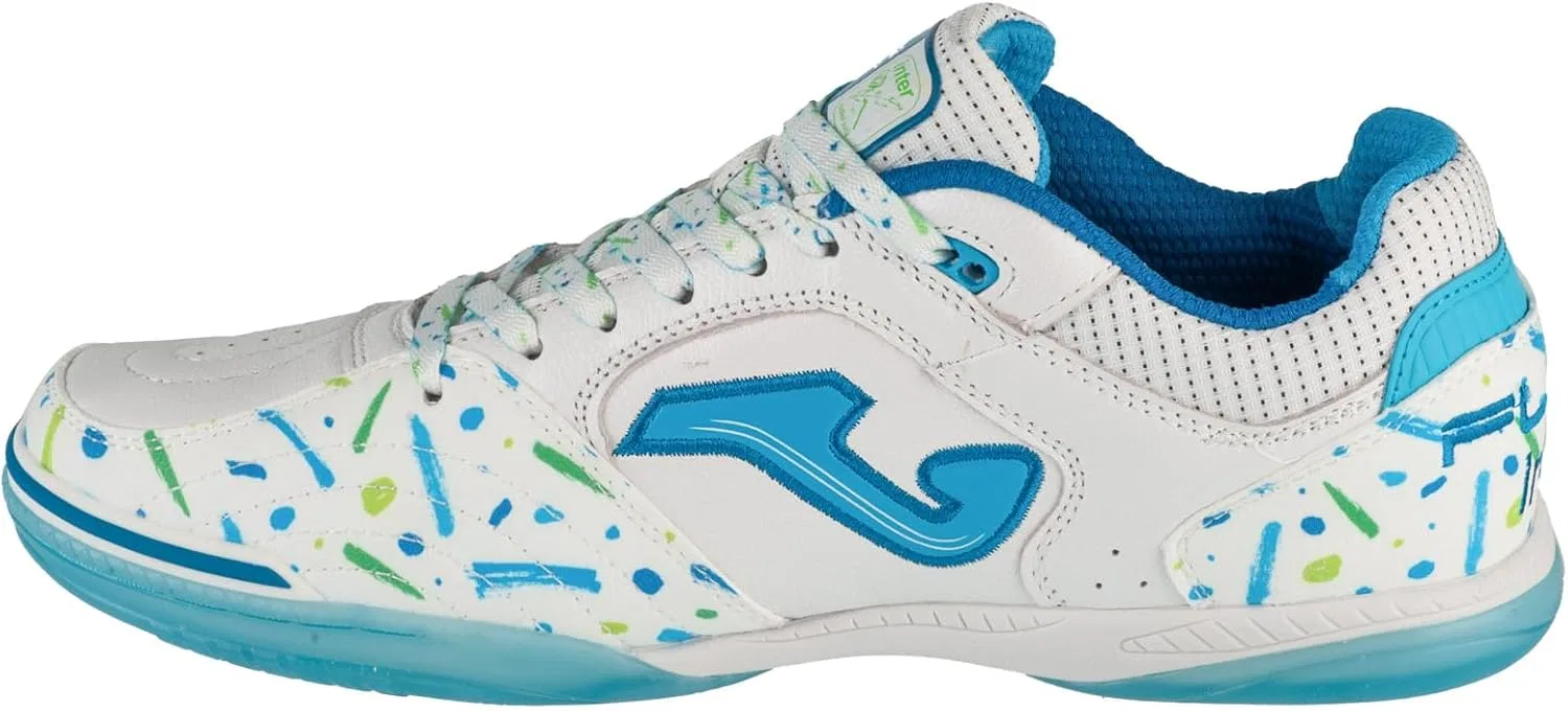 Мужские домашние кроссовки Joma Top Flex 2482 IN TOPW2482IN, бело-синие — фото 2