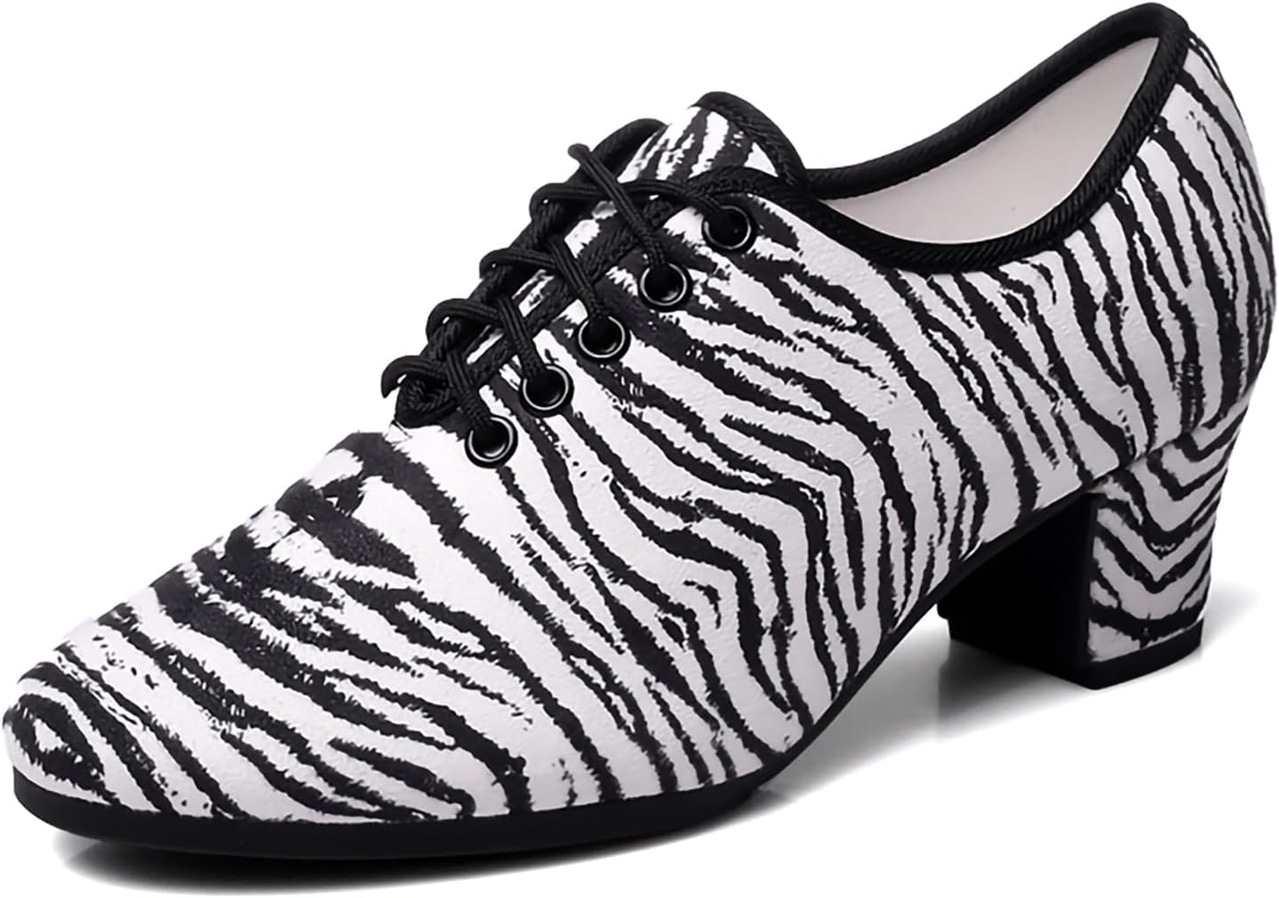 

Танцевальные туфли SWDZM для мужчин и женщин для бальных танцев с шнуровкой, современные латинские, для сальсы, для выступлений и репетиций, белый