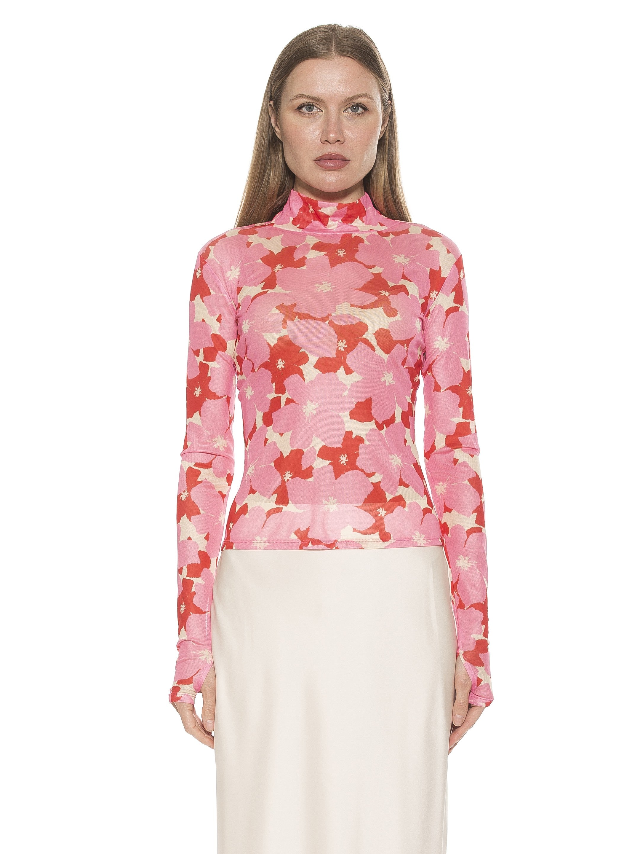 

Доджа Топ ALEXIA ADMOR, цвет pink floral