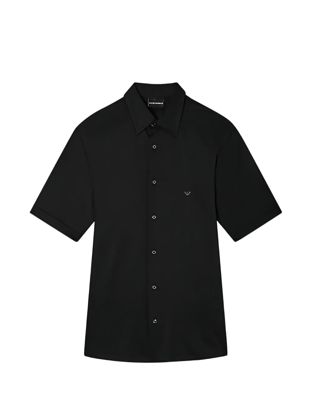 Рубашка с короткими рукавами EMPORIO ARMANI, черный