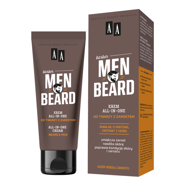 

Универсальный крем для лица от щетины, 50 мл Aa Men beard