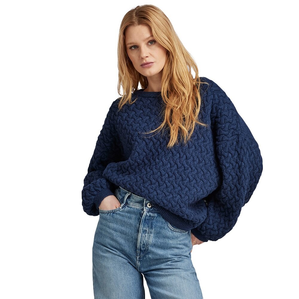 

Свитер G-Star Chunky Loose Boat, синий