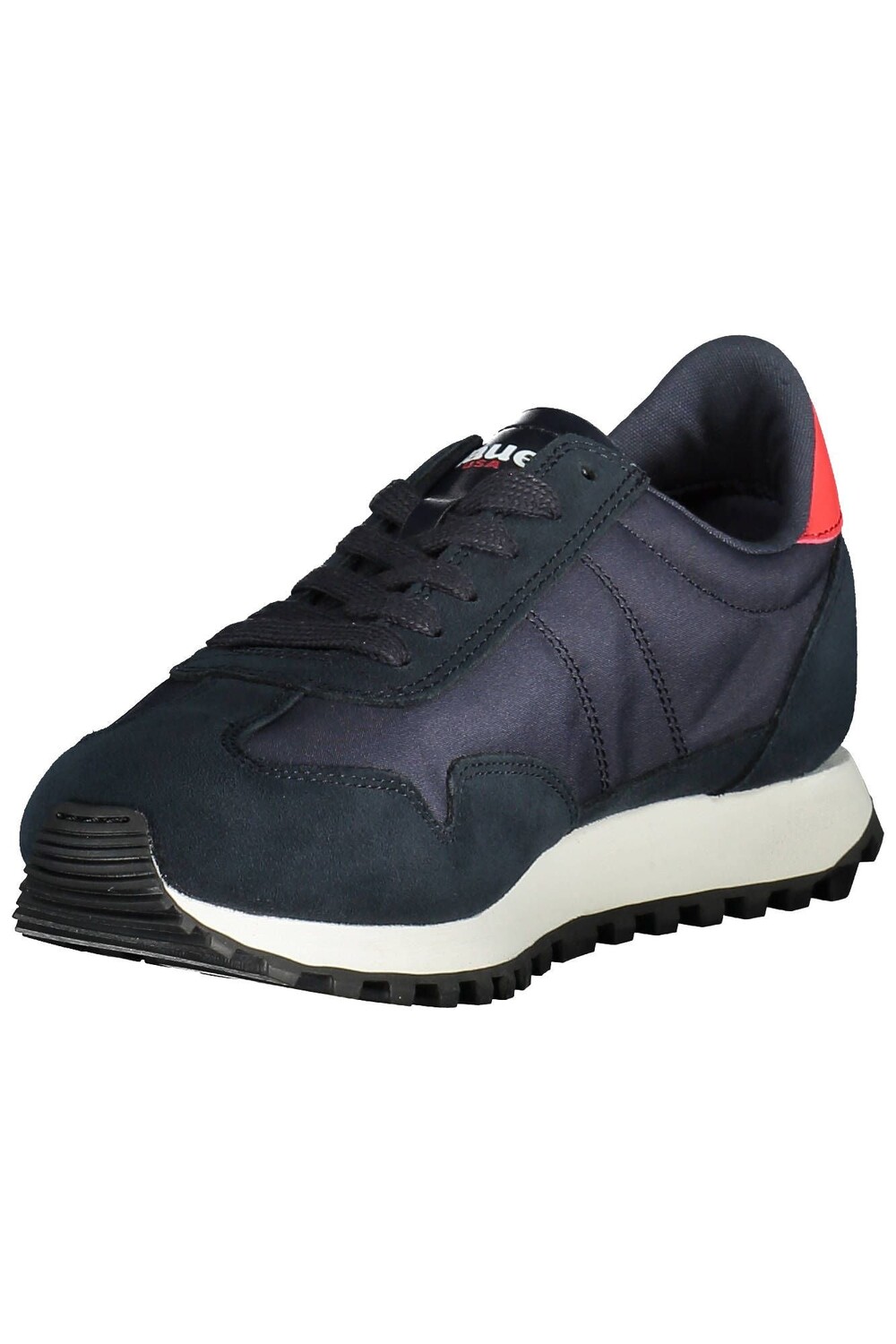 Спортивные кроссовки Blauer Sleek с контрастными мужскими акцентами, синий