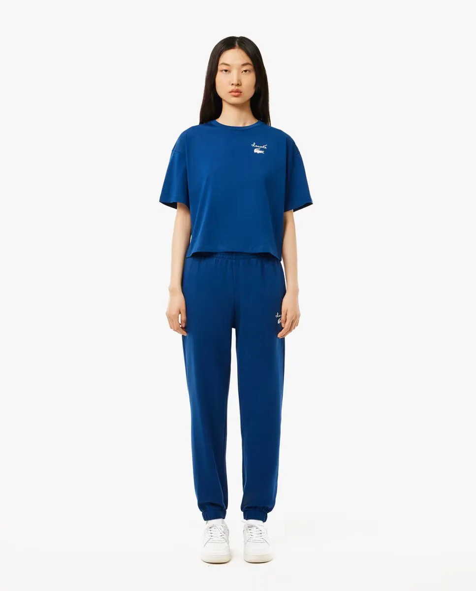 

Женские спортивные штаны с логотипом Lacoste, синий