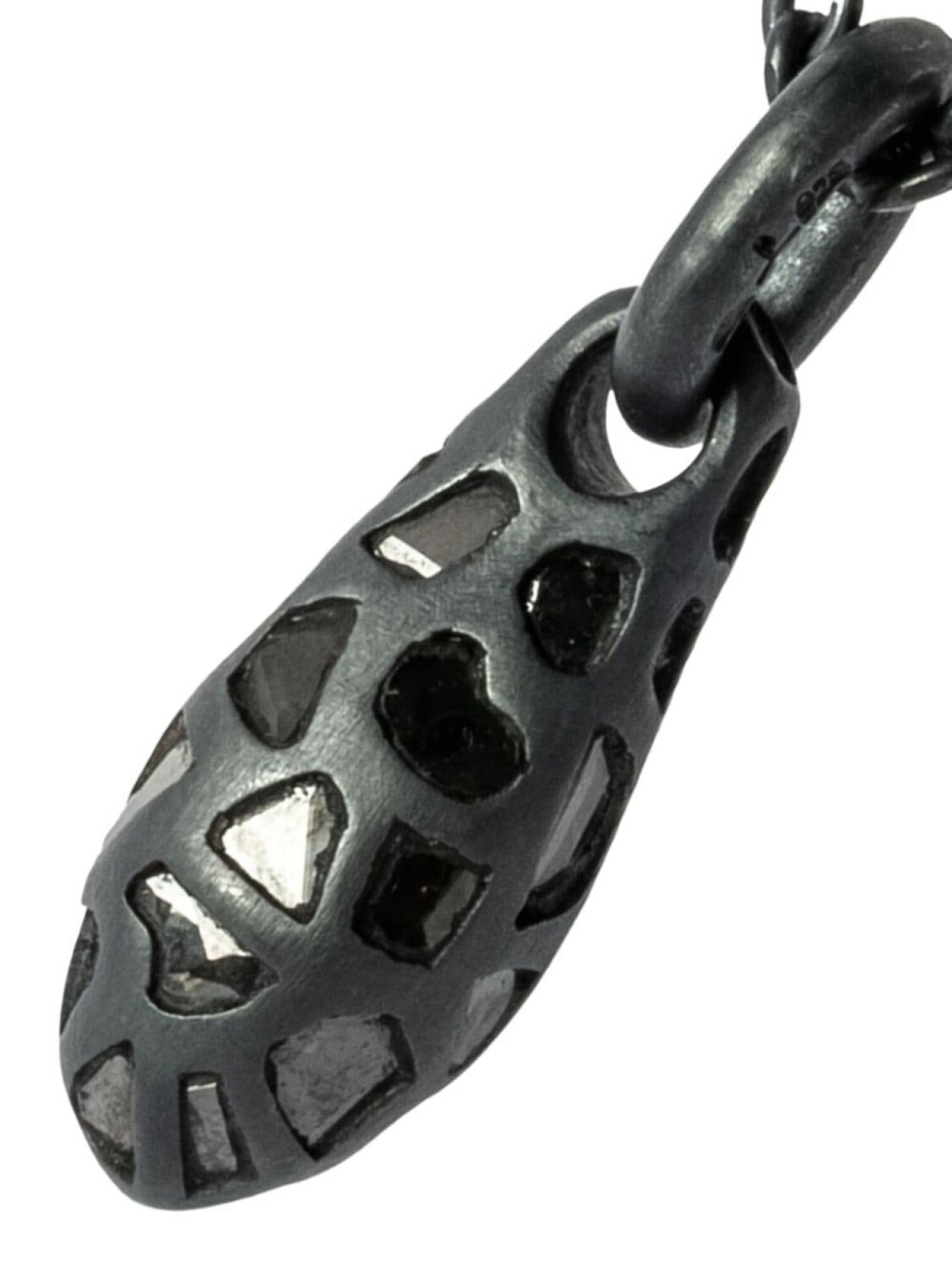 

Ожерелье с подвеской Chrysalis Parts of Four, серый