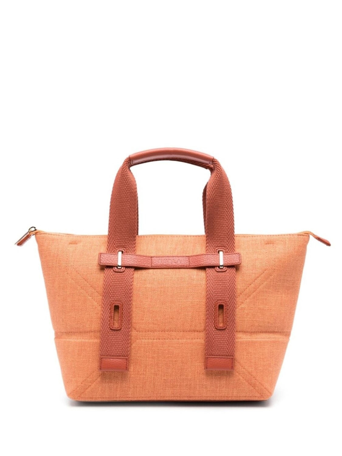 

Furla плетеная сумка-тоут Giove, оранжевый