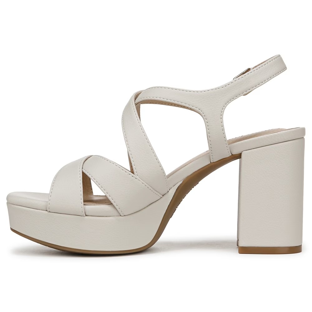 Женские босоножки на каблуке Adrianna Lifestride, bone faux leather — фото 4