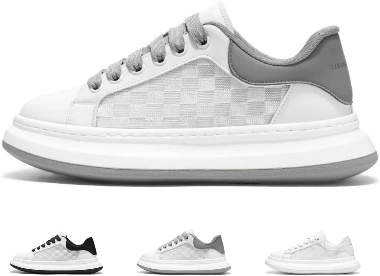 

Мужские модные массивные кроссовки MACEFIL, классические кеды в стиле dad, модные, дышащие, с сеткой, удобные повседневные прогулочные кроссовки для мужчин, серый