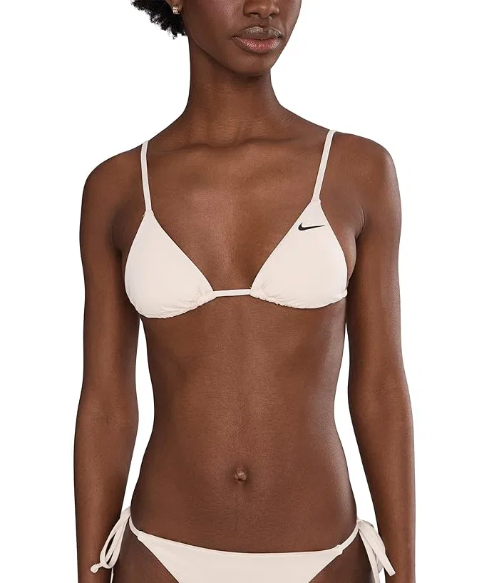 Купальник топ треугольный Nike Effortless Essential, Chalk