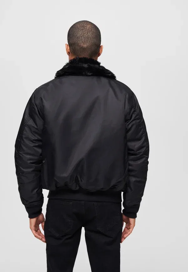 Куртка зимняя Brandit Ma2 collar, черный — фото 3