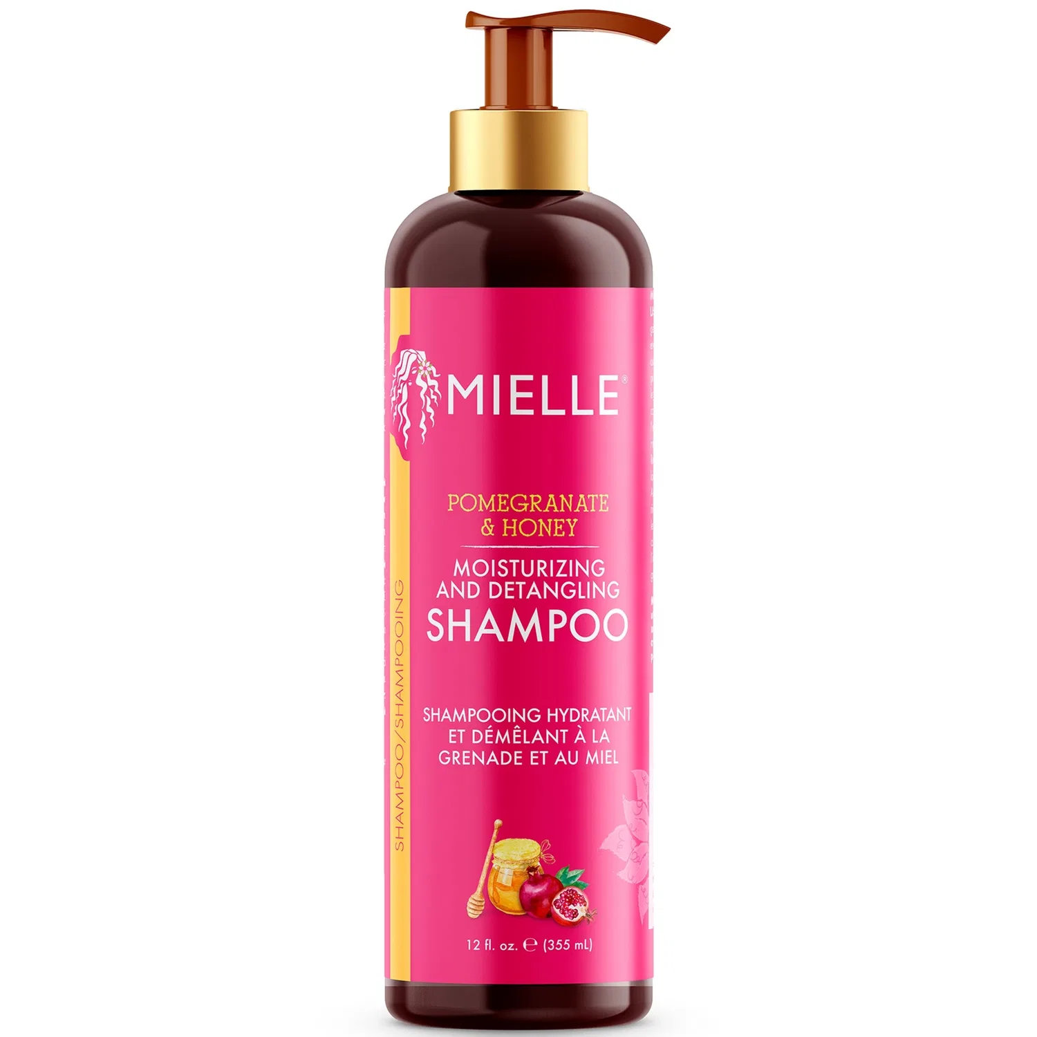 Шампунь с гранатом и медом, 340 г Mielle Organics
